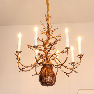 LED E14 Ceiling Crystal Candle Chandelier Lamp Waterproof Tahan Kotoran