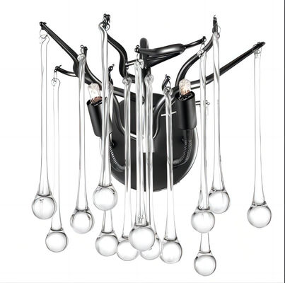 W8053 Lampu dinding modern kristal emas Dekorasi interior