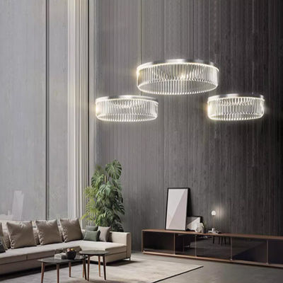 LED Tiga Warna Cahaya Modern Kaca Pendant Chandelier Cahaya 4000K