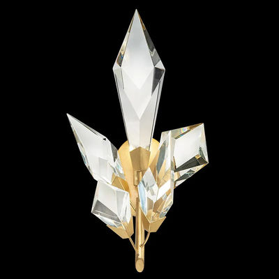 Kreatif Modern Crystal Wall Sconce Dengan Gelas Jelas Bayangan D160 * H270