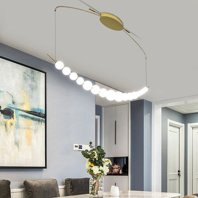 Cat Aluminium LED Emas Mutiara Ruang Makan Lampu Lampu 30W