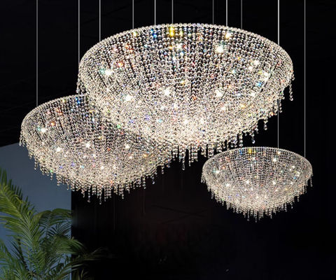 Gaya Italia Mesir Cahaya Mewah Crystal Chandelier Ruang tamu High End Villa Hotel Restoran Pengdant Cahaya