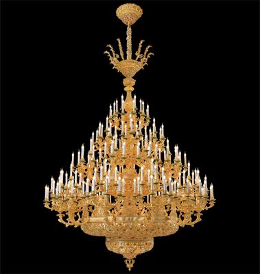 High End Extra Besar Chandeliers Untuk Langit-langit Tinggi