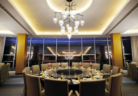 Luxury Hotel Ballroom Entrance Chandelier Disesuaikan