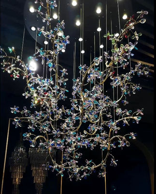 Custom Chandelier Crystal Chandelier Art Dan Cahaya Dan Bayangan Ekspresi