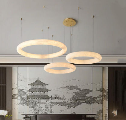 Harga Terbaik Denmark Modern Kreatif Minimalis Ruang tamu Hotel Villa Dekorasi Bulat Marmer Pendant Lampu Langit-langit