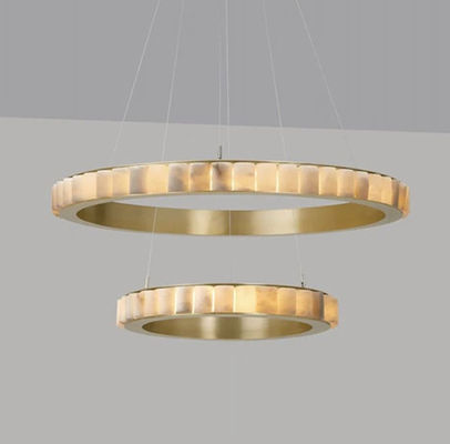 custom modern lentera lentera alabaster ZSHONORHIGH, lampu langit-langit SIDEREAL untuk ruang tamu ruang makan