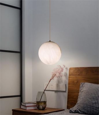 Ringan Luxury Villa sederhana Ruang makan Toko pakaian Lampu alabaster Bulat balon Lampu senter bola