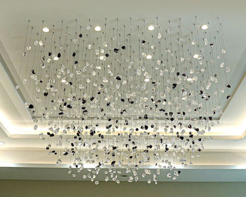 Gaya Nordik Dekorasi Interior Modern Lampu Villa Mall Tangga Seni Kerajinan Tangan Kaca Lestari Sesuai