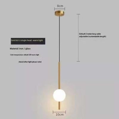 Semua tembaga natural marmer lampu gantung Spanyol ringan mewah sederhana kreatif bar restoran kamar tidur bedside lift lampu gantung kecil