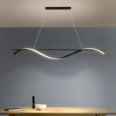 Kepribadian kreatif minimalis modern sederhana rumah LED meja bar satu kata panjang bar