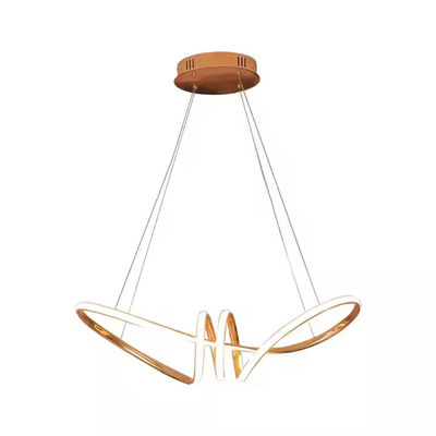 Emas Chrome Plated Modern Led Chandelier Gantung Untuk Ruang Makan Dapur Ruang Tinggal Ruang Tinggal Rumah Dekorasi Chandelier Fixture