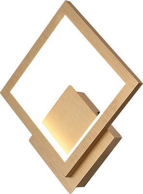 Kreatif persegi lampu dinding aluminium 18w ruang tamu dinding latar Kamar tidur headboard seni lampu dinding