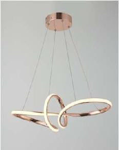 Emas Eropa Utara Modern Aluminium Rumah Pencahayaan Chrome Led Chandelier Pendant Light