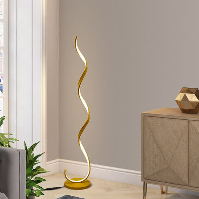 Modern Minimalis ruang tamu Sofa Lampu lantai vertikal Art Arc Smart Minimalis Hotel Desain Kamar tidur Lampu lantai LED