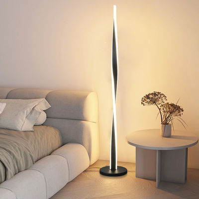 Kontemporer Retro Modern Minimalis Acrylic LED Light Stand Stand Stand Standing Sofa Sisi Rumah Dekorasi samping tempat tidur Morden Lampu Lantai