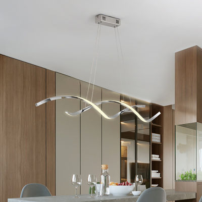 Strip Aluminium Creative Light Desainer Pribadi Artistik Chandelier Villa Apartemen Hotel