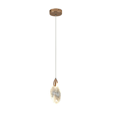 Fashion Grosir Tangga Ruang Makan Lampu Pendant Emas Kontemporer Lampu Hias Awan Kristal Modern