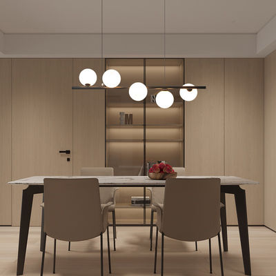 Dekorasi Rumah Ruang Makan Modern Pendant Lampu Kaca Lampu Gantung Rumah Kamar Tidur Desain Seni Bola Kaca Lampu Pendant Nordic