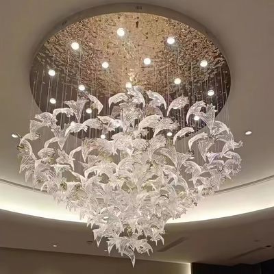 Lobby hotel Lampu lampu berbentuk kutu ayam Aula Meja Depan Mal perbelanjaan salon kecantikan toko perhiasan kaca seni Lampu lampu Deco