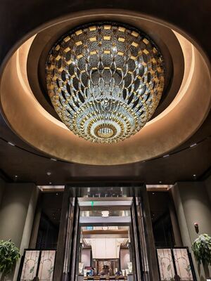 Lampu Gantung Proyek Non-Standar Kreatif Kristal Lampu Gantung Lobi Hotel Departemen Penjualan Ballroom