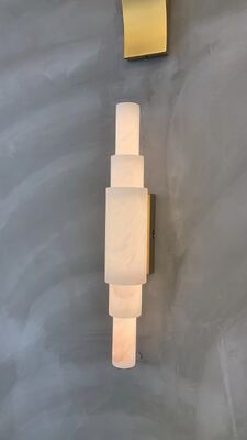 Batu Awan Alam Spanyol Mewah Modern Minimalis ruang tamu Latar Belakang Lampu Dinding Koridor Lampu Dinding Alabaster Lampu Dinding