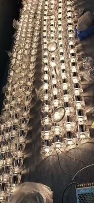 Tailor Made Rose Gold Crystal Ribbon Chandelier Modern Eropa Pernikahan Perjamuan Seni Dekorasi lampu